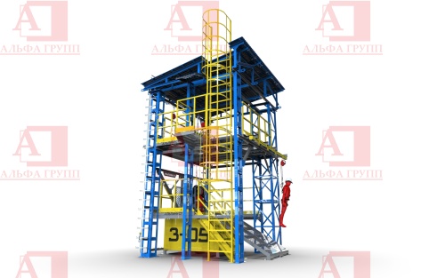 Учебно-тренировочный полигон (комплекс)  Альпинист-03-05-2.